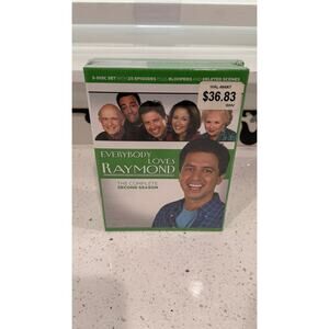 New EVERYBODY LOVES RAYMOND DVD The Complete 2 Season 5 Disc Set 26 Episodes